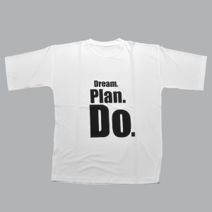 تیشرت اسپورت طرح Dream. Plan. Do